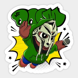 Mf Doom Cartoon! Sticker